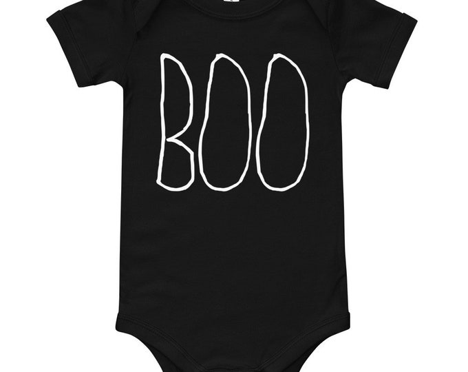 Boo T-Shirt Onesie | Halloween T-Shirt Onesie | T-Shirt Onesie | The Creeperie
