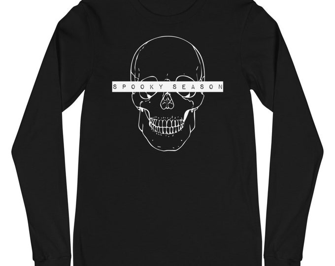 Spooky Season Shirt | Halloween T-Shirt | Halloween Tee | Long-Sleeve Unisex T-Shirt | The Creeperie