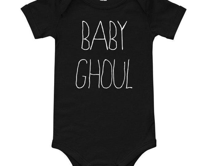 Baby Ghoul T-Shirt Onesie | Baby Ghoul T-Shirt Onesie | T-Shirt Onesie | The Creeperie