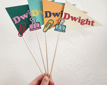 Bandierine per feste in ufficio: decorazioni a tema Michael Scott