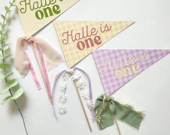 Silly Goose - Bandiera per il primo compleanno: decorazioni personalizzate per feste
