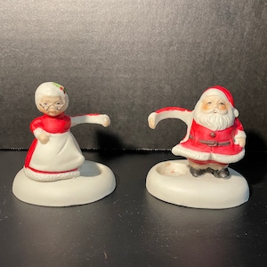House of Lloyd Santa Claus and Mrs. Claus Candle Huggers 1984