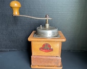 Vintage Antique Zassenhaus Coffee Grinder Country Kitchen Farmhouse