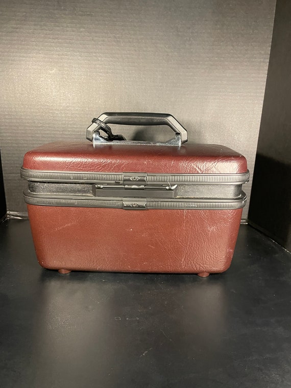 Vintage Samsonite Sentry II Train Case Overnight … - image 4