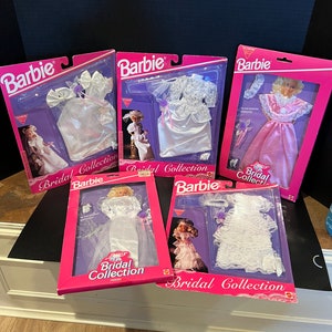 Barbie Bridal Collection Wedding Gowns and Bridesmaid Gown 1992 1993 Choose One Unopened