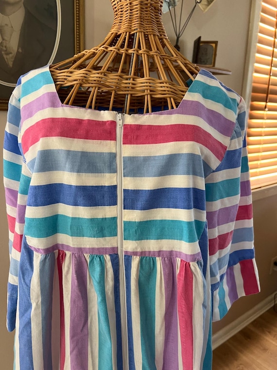 Vintage Duster Housecoat Housedress Loungewear - image 2