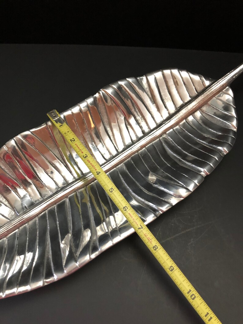 Mariposa Large Leaf Tray 100/% Recycled Aluminum Made in Mexico