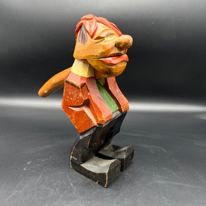Hand Carved Austrian Nutcracker 1930&#39;s Black Forest Carving