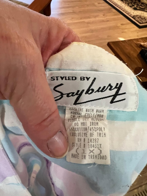 Vintage Duster Housecoat Housedress Loungewear - image 5