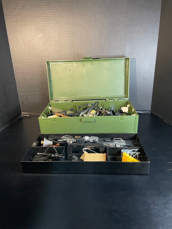 Vintage GI Joe Foot Locker Filled With Accessories - Etsy