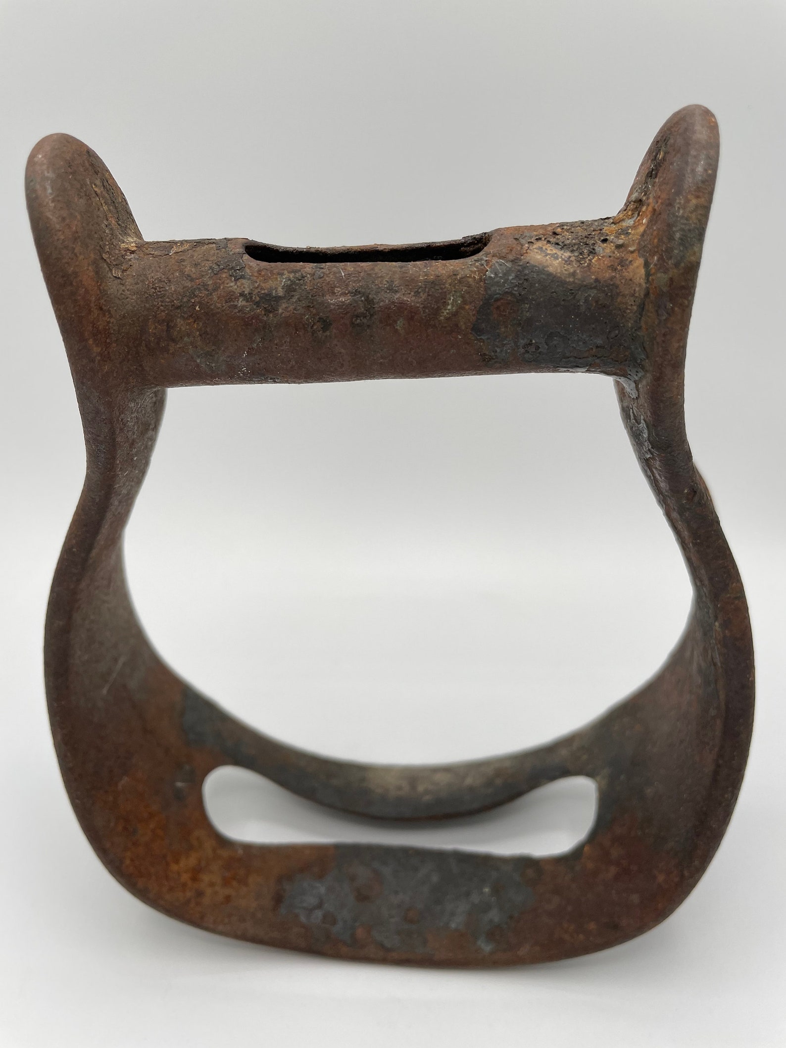 Vintage Cast Iron Metal Stirrup Western Cowboy Tack Rustic Etsy