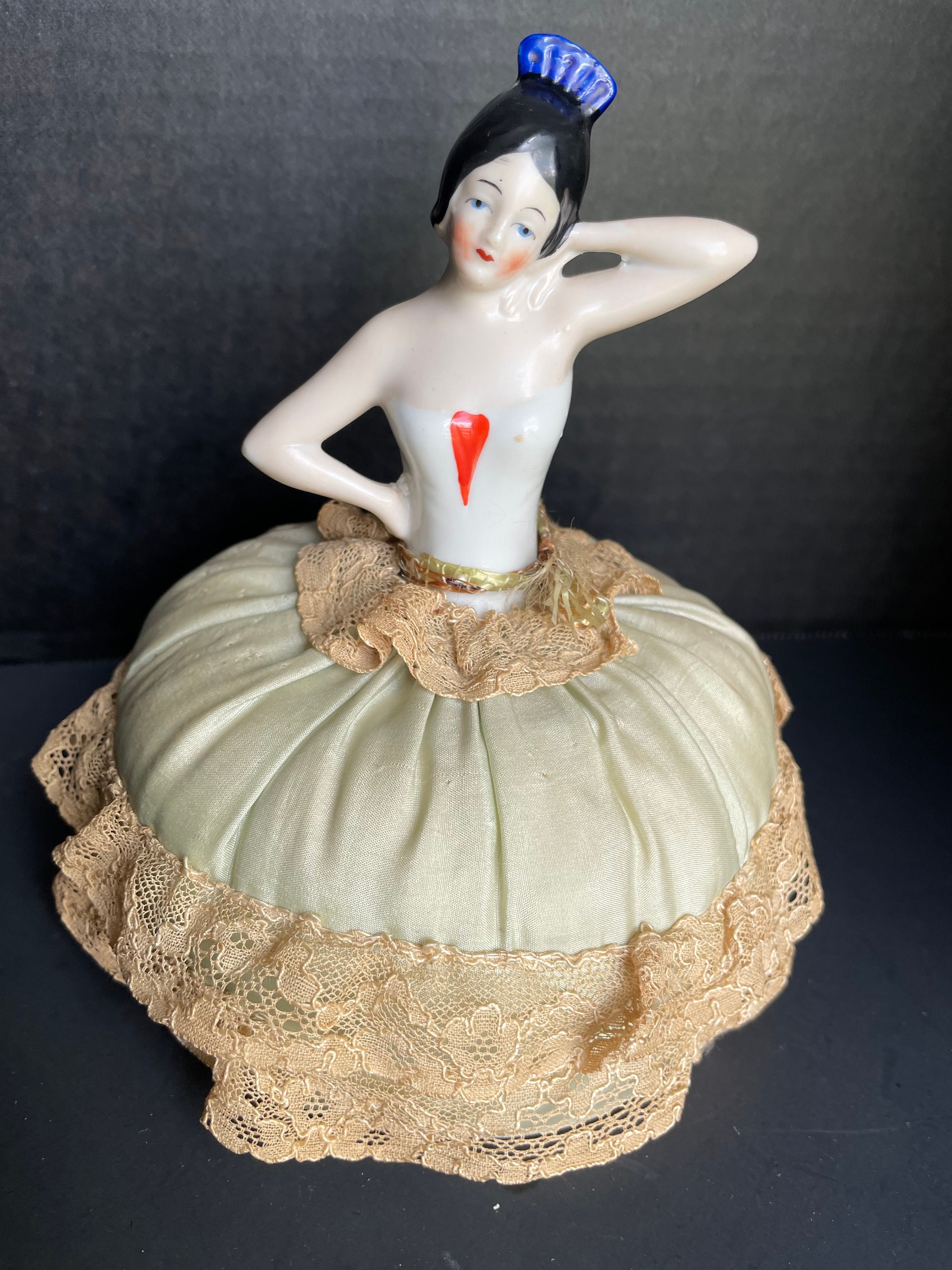 Antique Germany 8033 Half Doll Pin Cushion 1920 s Etsy UK