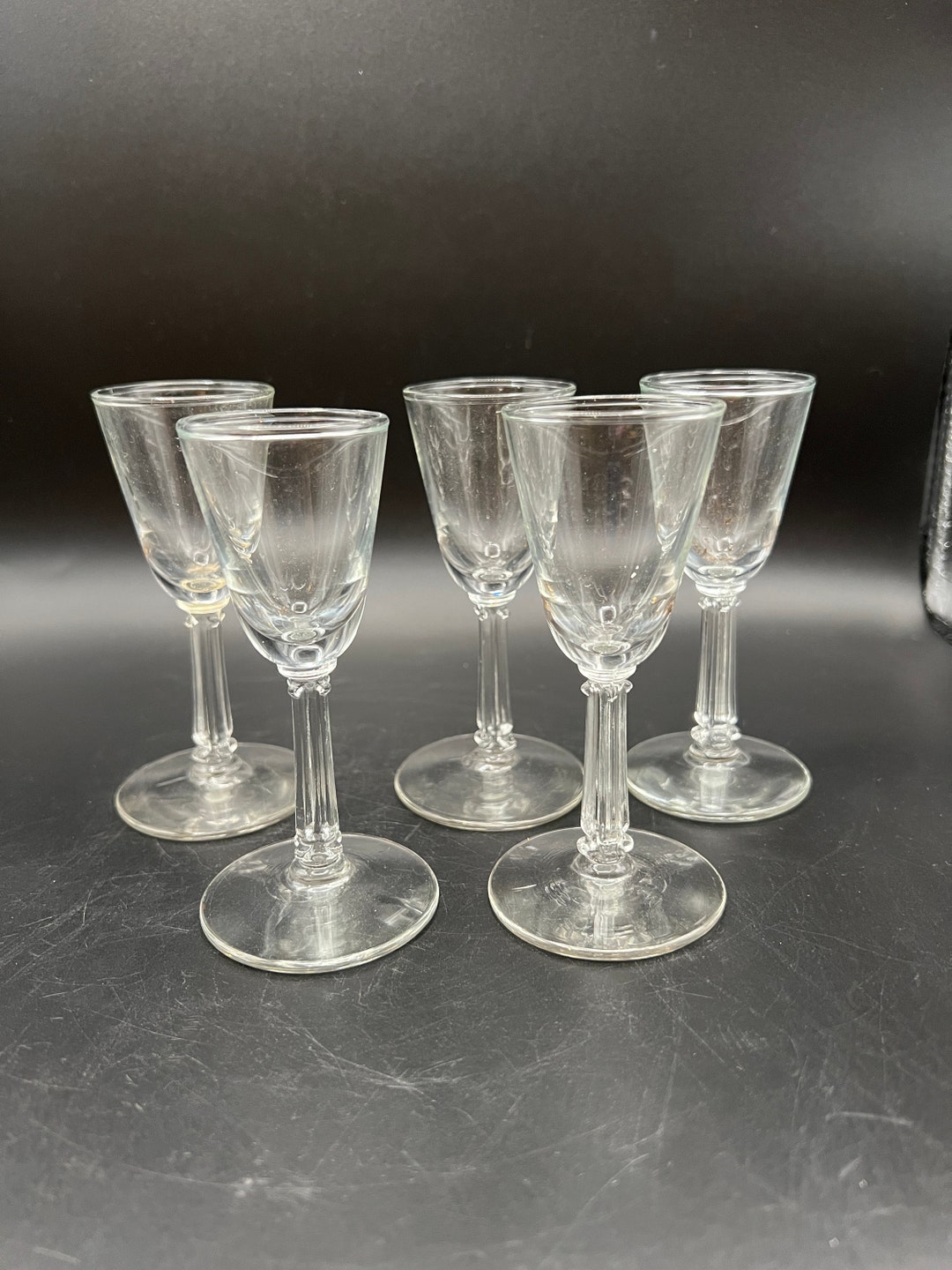 Libbey Cordial Glasses Set of 5 Etsy