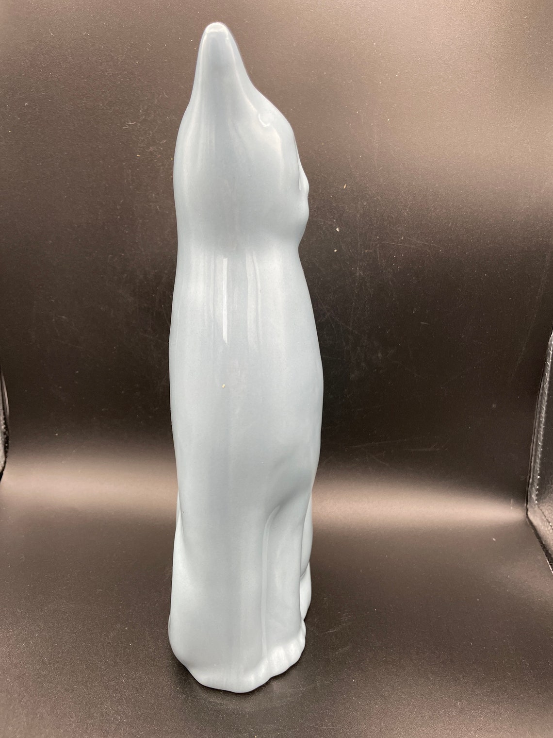 Imperial Pottery Joplin Mo. Tall Blue Cat Etsy UK