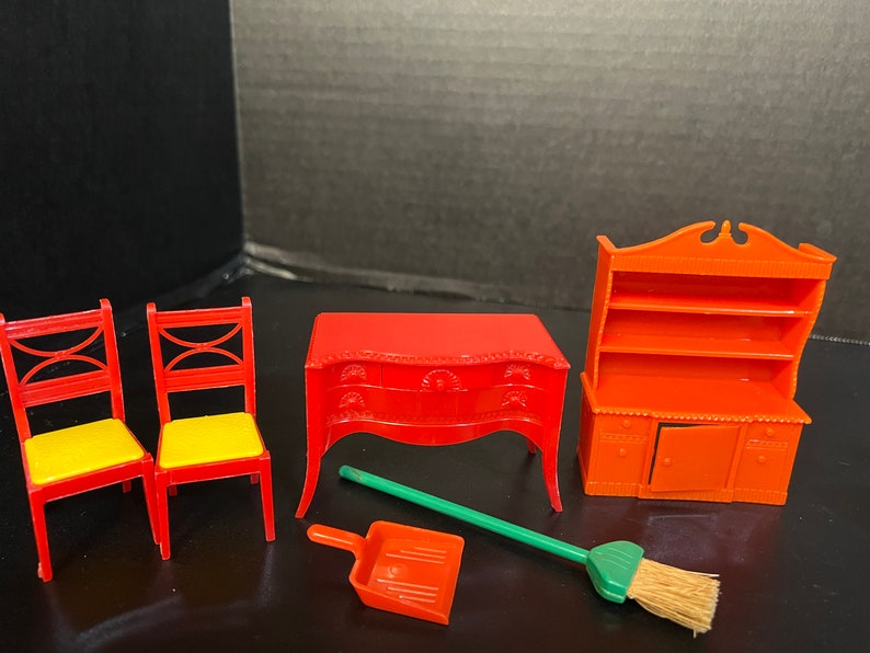 Vintage Plastic Doll House Furniture 1950's Renwal Etsy