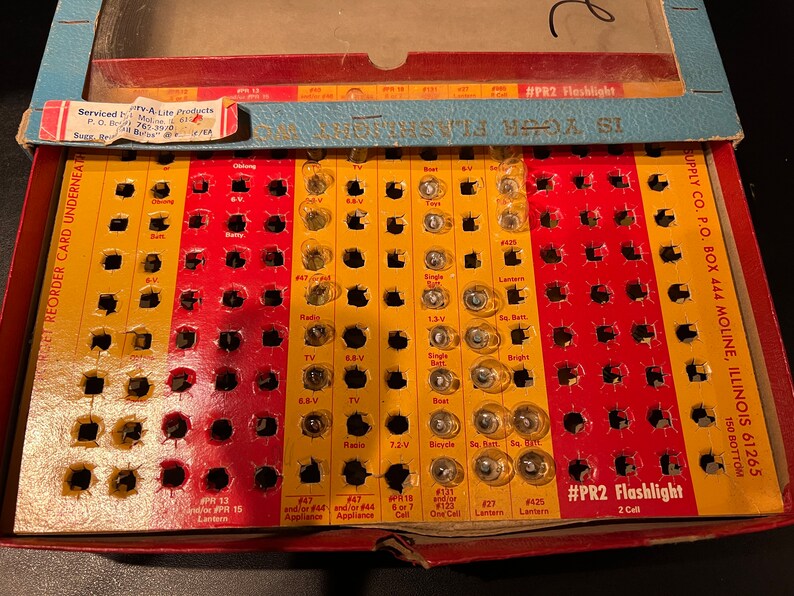 Vintage Hardware Store Display of Light Bulbs Duotint Bulb & Etsy