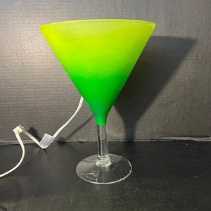 Cocktail Lamp Martini Collection Apple Martini Barware