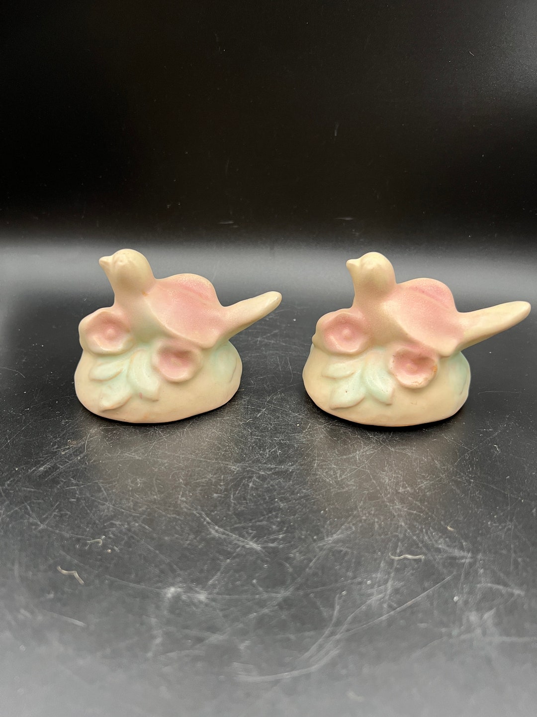 Rosemeade Pottery Pink Bird Candle Stick Holders North Dakota 1940's - Etsy