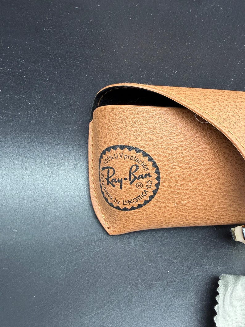 Vintage Ray-Ban Luxottica Rx Glasses with Leather Case image 2