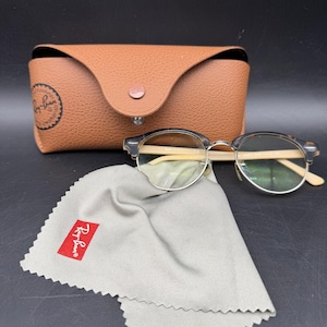 Vintage Ray-Ban Luxottica Rx Glasses with Leather Case image 1