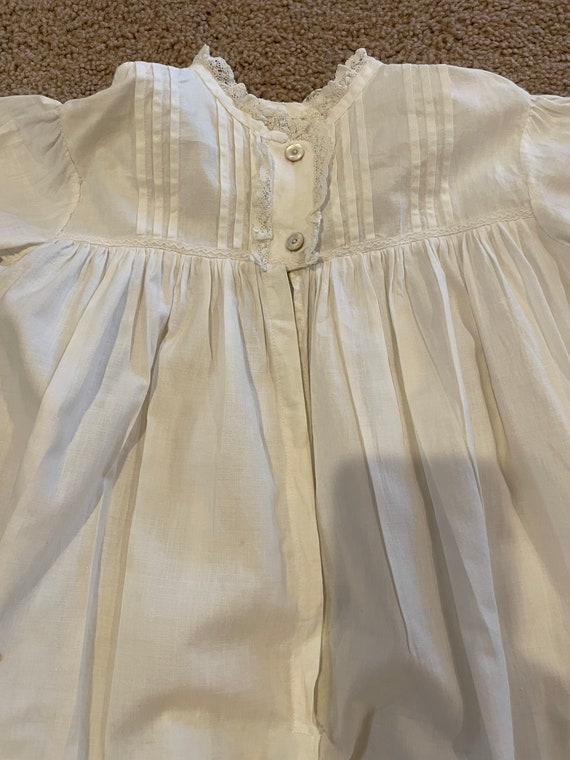 Antique Child's Dress Victorian Edwardian Pleated… - image 6