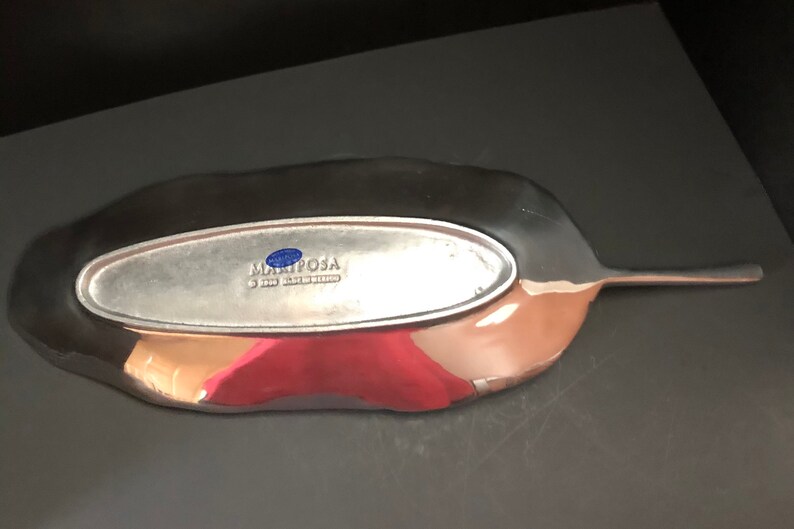 Mariposa Large Leaf Tray 100/% Recycled Aluminum Made in Mexico
