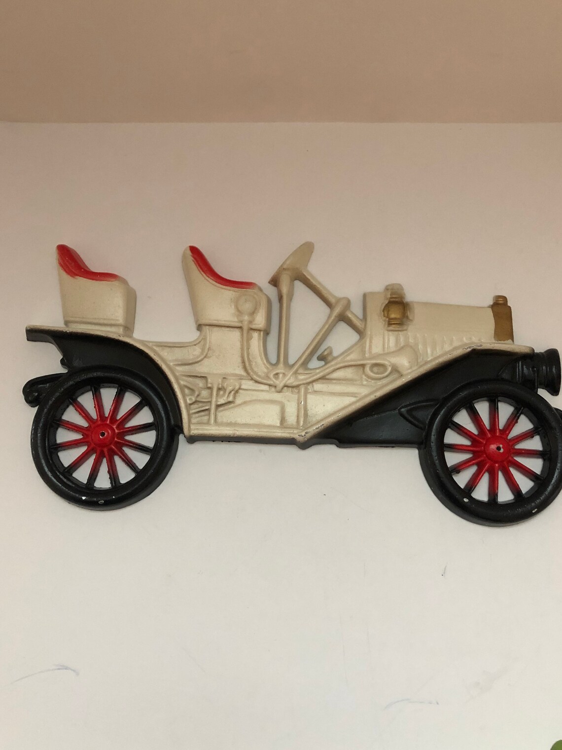 Cast Iron Vintage Car Wall Plaques Etsy