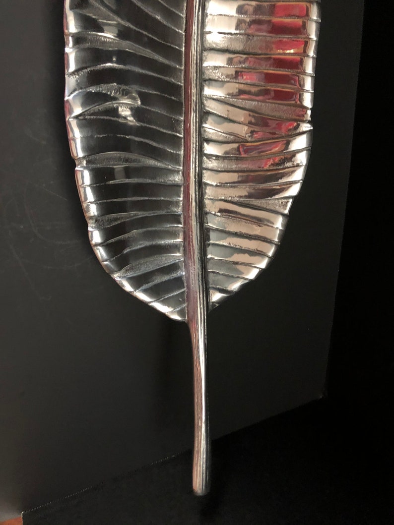 Mariposa Large Leaf Tray 100/% Recycled Aluminum Made in Mexico
