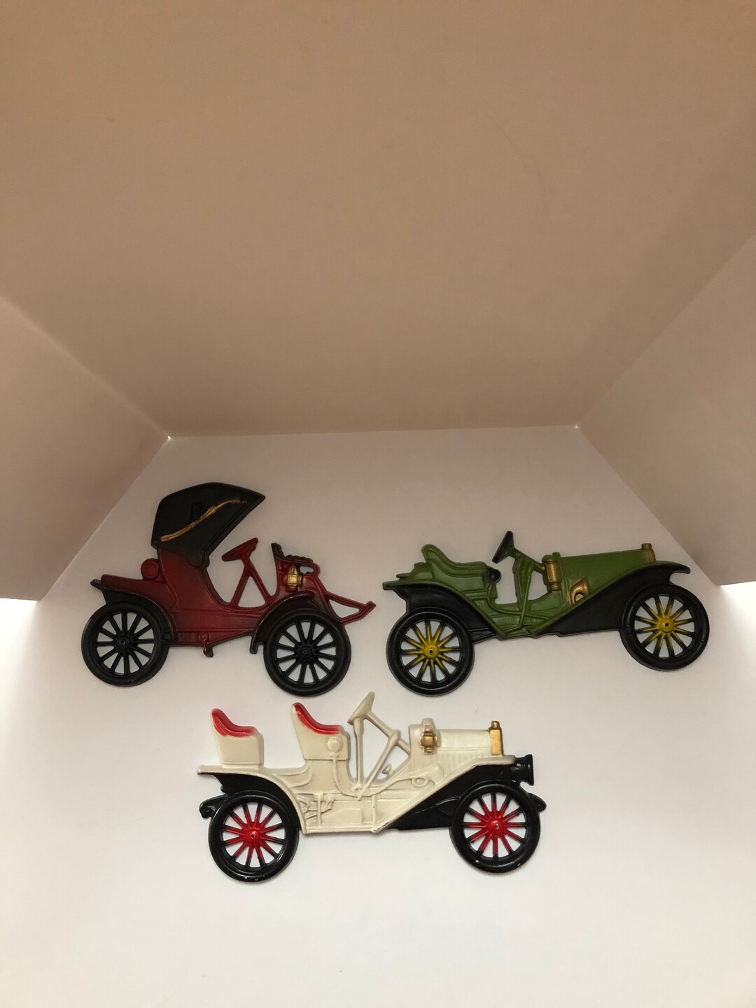 Cast Iron Vintage Car Wall Plaques - Etsy