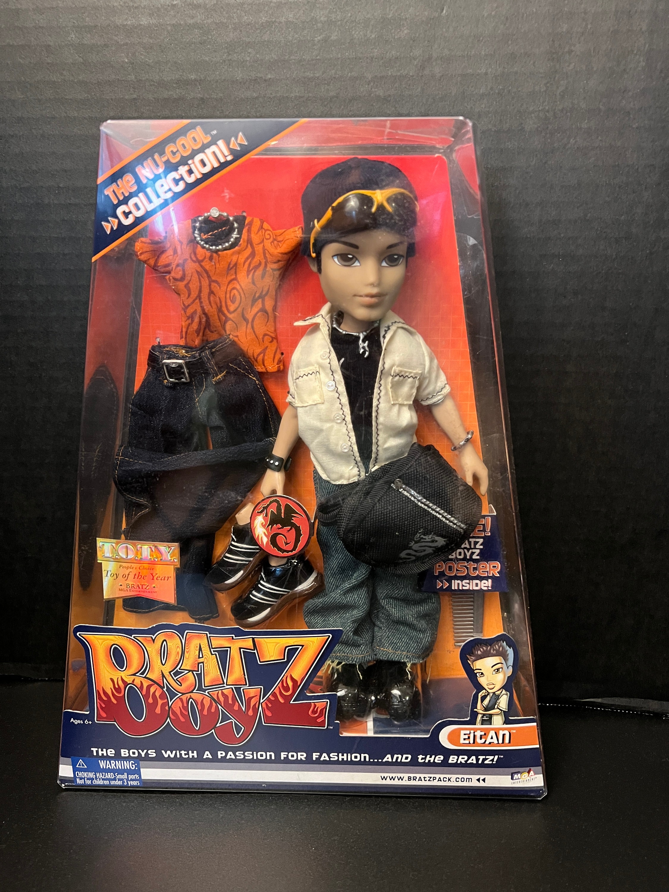 Bratz Boyz The Nu-Cool Collection Dylan 2003. Toy Of The Year. NIB