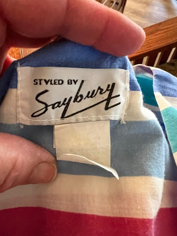 Vintage Duster Housecoat Housedress Loungewear - image 5