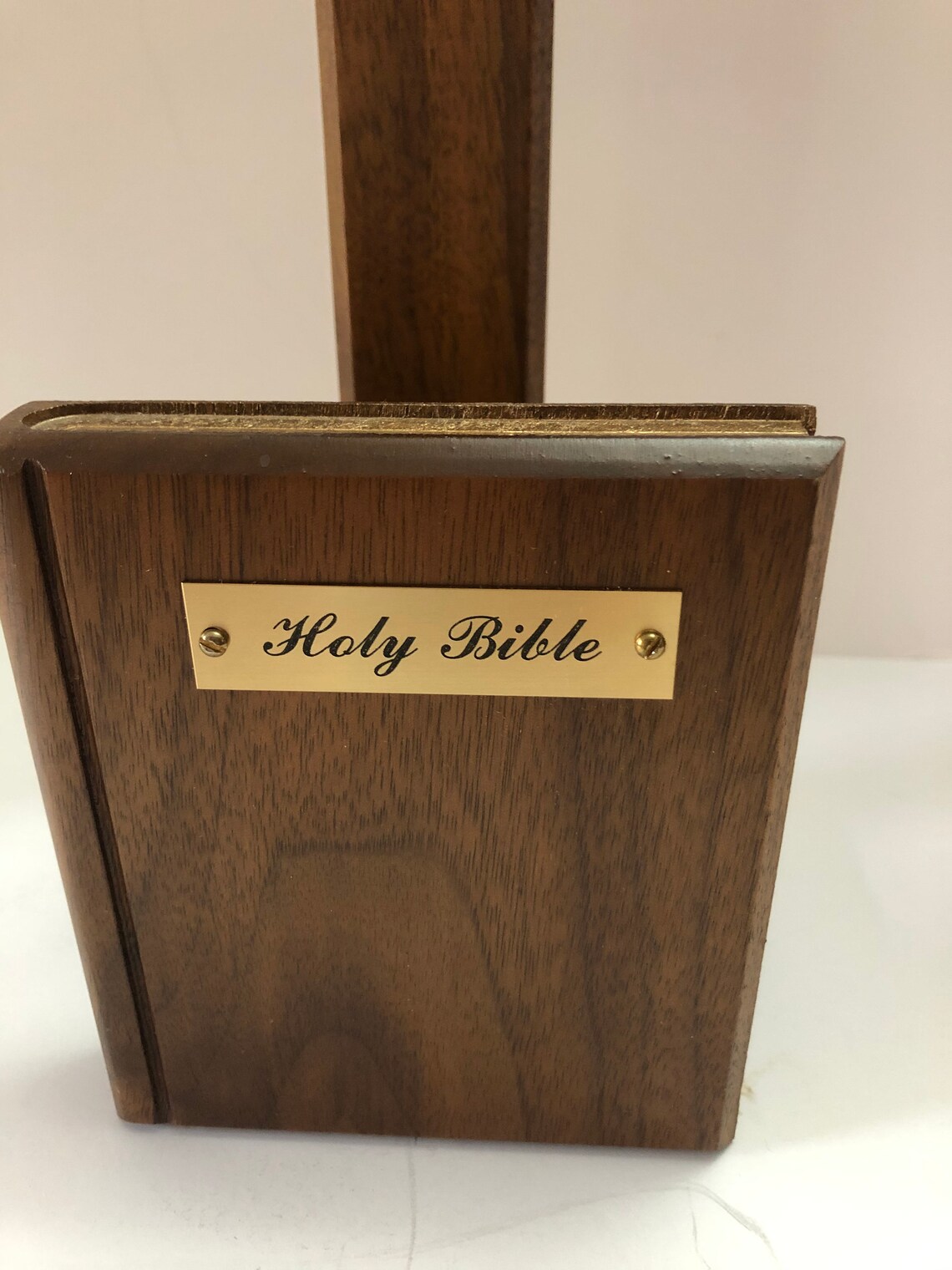 Wooden Bible Holder Religious Book Holder Christian Books Etsy