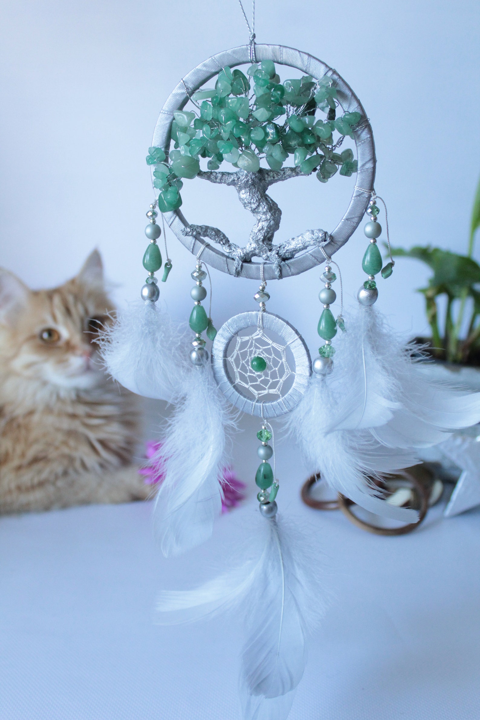Dream Catcher Tree of Life Tiny Dreamcatcher Driving Test Etsy