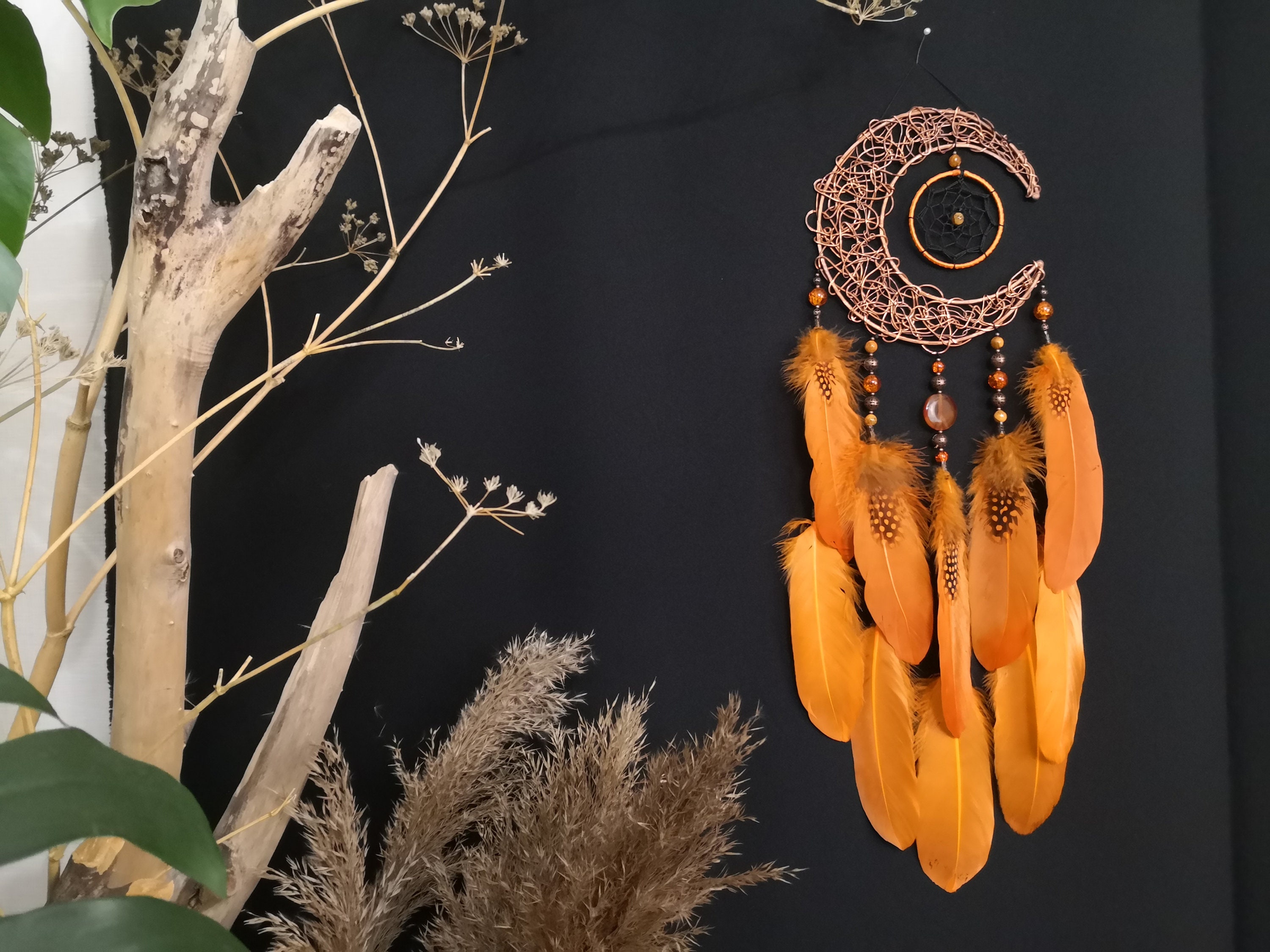 Moon Decor Wall Decorations Handmade boho Detailing Boho Etsy