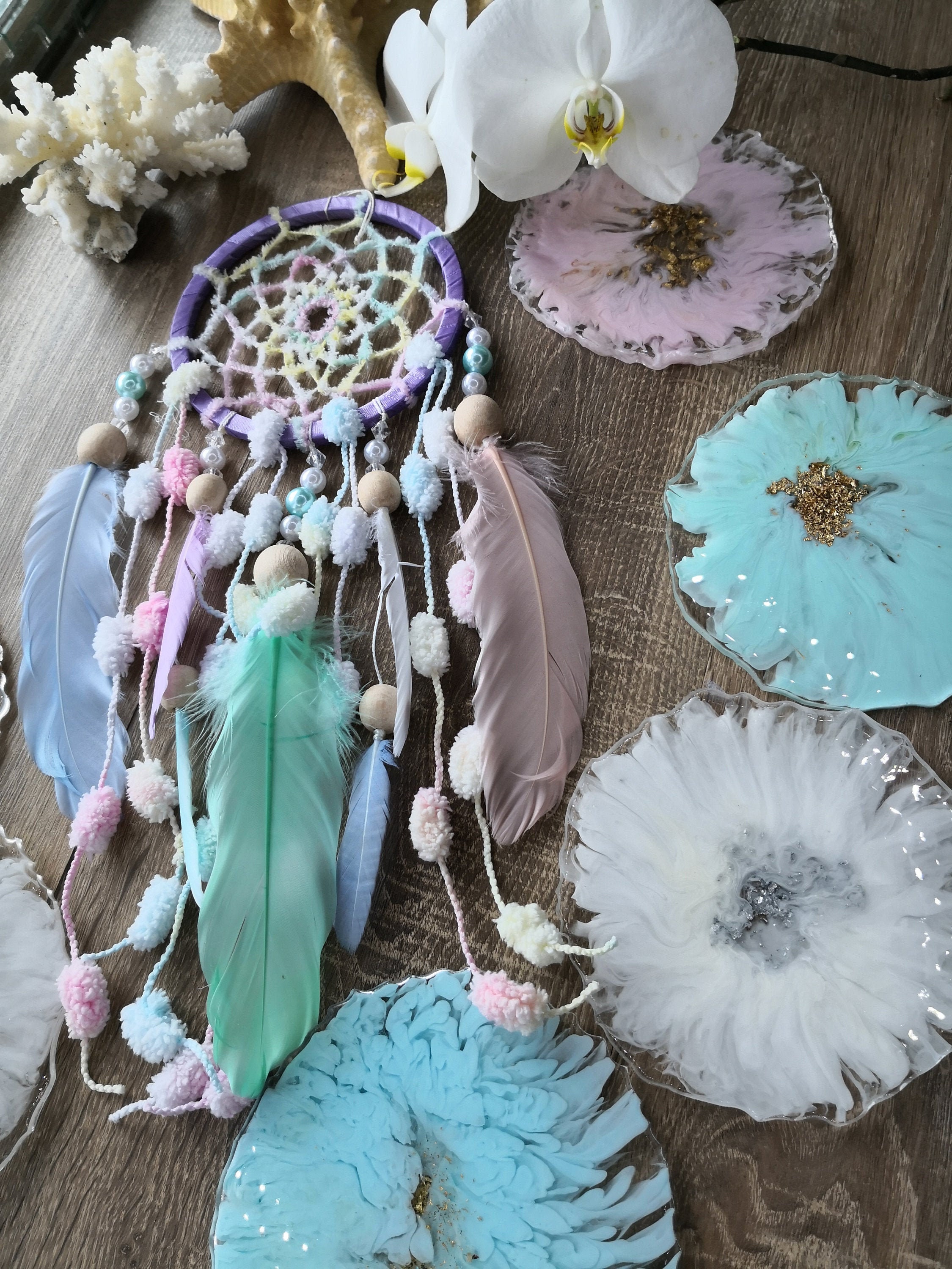 Multicolor small baby dream catcher unicorn dreamcatcher Etsy