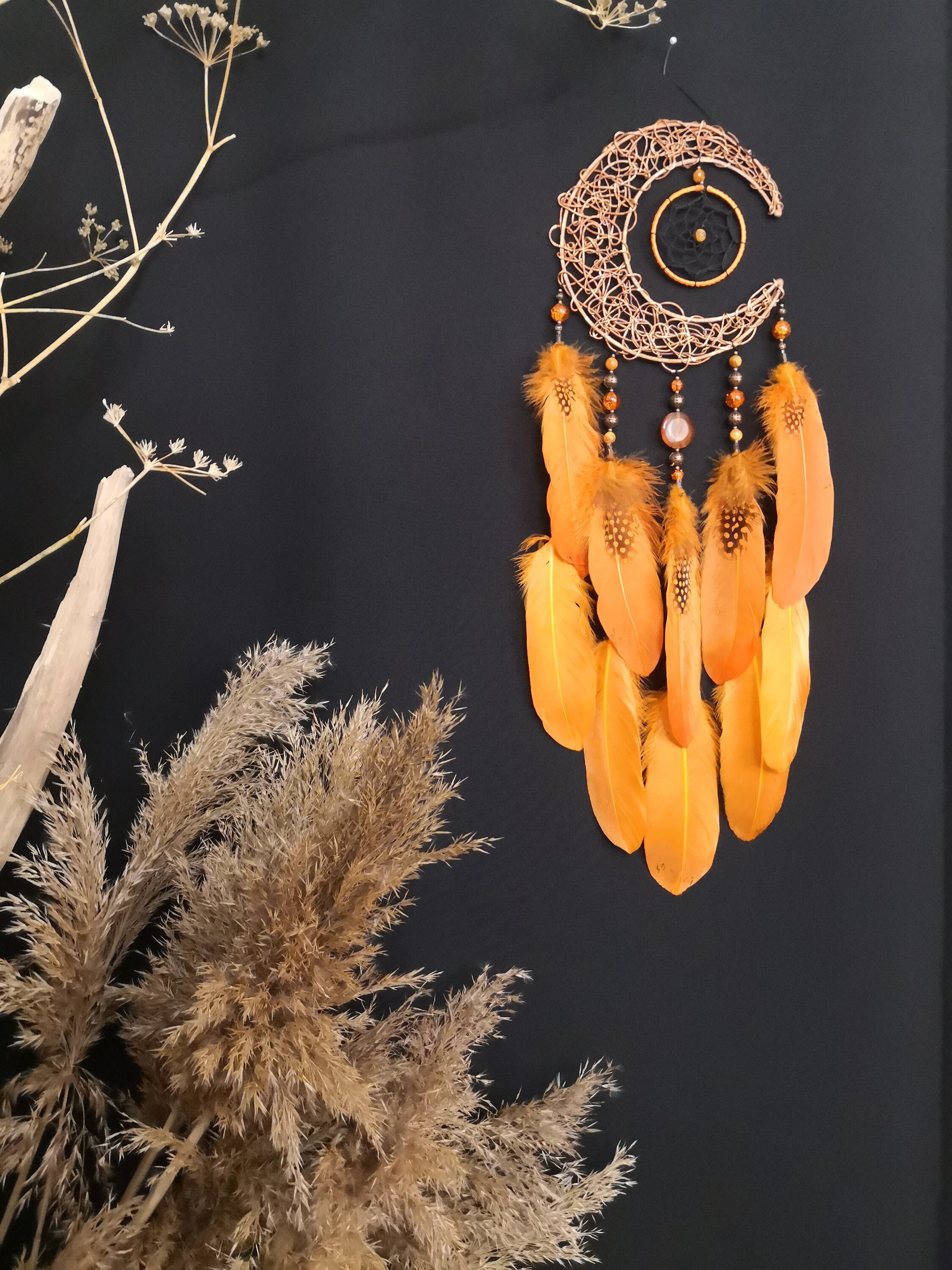 Moon Decor Wall Decorations Handmade boho Detailing Boho Etsy