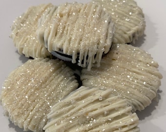 White Chocolate Covered Oreos or Nutter Butters - Wedding - other colors available