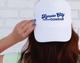 Kansas City Baseball Trucker Hat | Retro Style, Game Day Edit