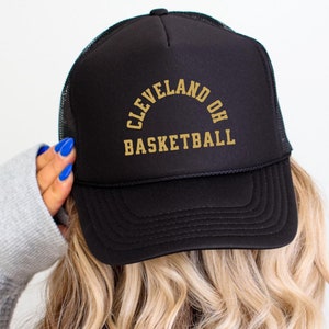 Cleveland Basketball Hat | Cleveland Retro Trucker Hat | Cleveland Hat for Her | The Game Day Edit | Cleveland Basketball