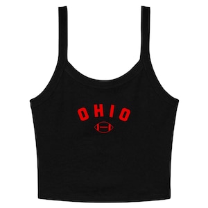 Ohio Football Crop Top | Game Day Tank, Handmade