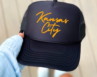 Kansas City Hat: Game Day Baseball Cap, Trucker Style