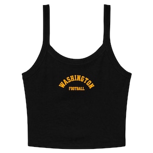 Washington Football Crop Top | Fitted Game Day Tank