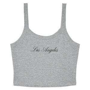 Los Angeles Baseball | Los Angeles Football Crop Top | Football Game Outfit | Football Baby Tank | Minimalist Baseball | The Game Day Edit