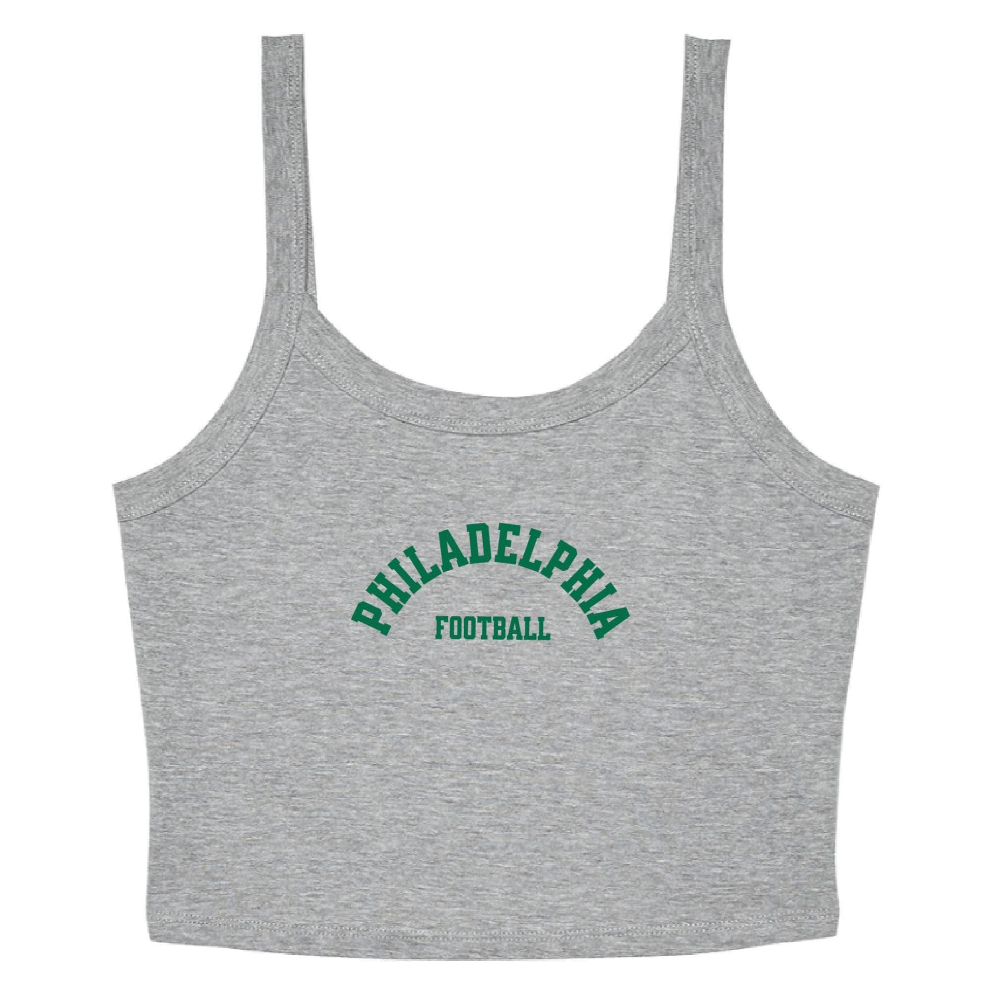 Philadelphia Football | Philadelphia Crop Top | Football Game Outfit | Football Baby Tank | Minimalist Football Shirt | The Game Day Edit