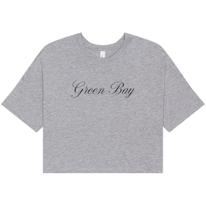 Green Bay Crop Tee | Green Bay Shirt Women | Green Bay Football | Green Bay Apparel | Football Crop Top | The Game Day Edit