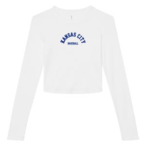 Kansas City Baseball Baby Tee | Long Sleeve Fitted Shirt zdjęcie 1