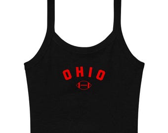 Ohio Football Crop Top | Game Day Tank, Handmade