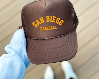 San Diego Baseball Trucker Hat | Retro Game Day Style