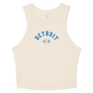 Detroit Football | Detroit Crop Top | Detroit Tank Top | Detroit Baseball | Detroit Hockey | Detroit Game Outfit | The Game Day Edit