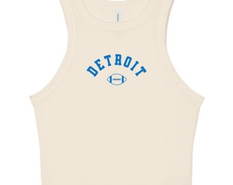 Detroit Football | Detroit Crop Top | Detroit Tank Top | Detroit Baseball | Detroit Hockey | Detroit Game Outfit | The Game Day Edit